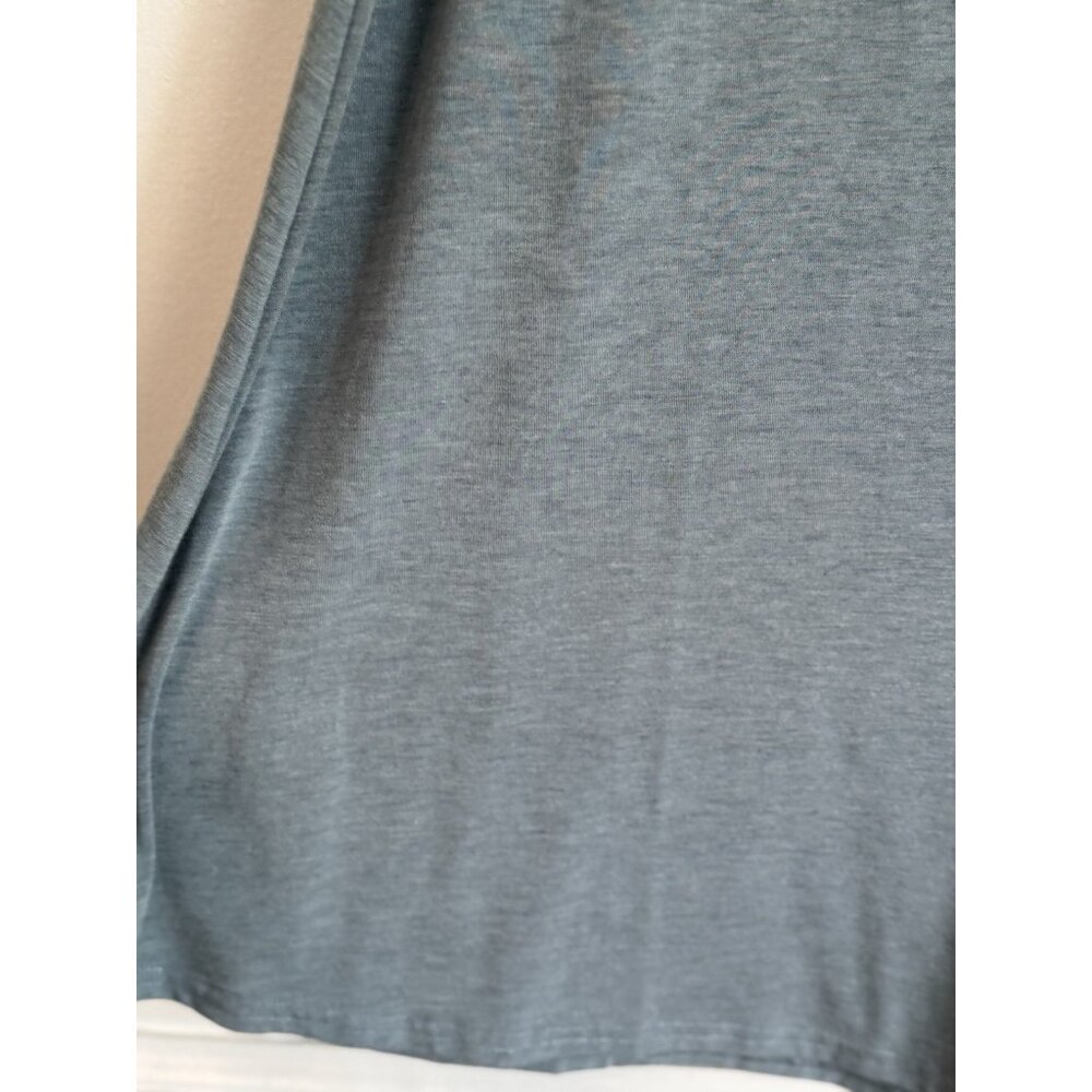 Free Fly Womens UPF 50+ Bamboo Flex Dress Large Heather Coastal Sage Sustainable - Picture 4 of 9